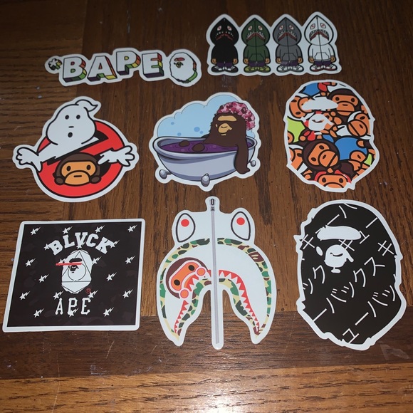 Bape Stickers 10 pc. - Picture 5 of 6